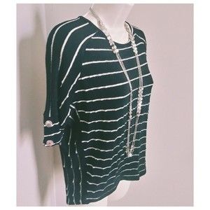 John Paul Richard Striped Black & White‎ Top